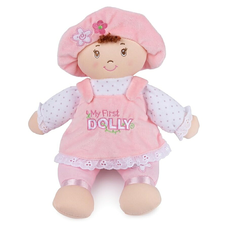 ガンド ベビー マイファースト ドリー 赤ちゃんと幼児用ぬいぐるみ ピンク/ホワイト 13インチ GUND Baby My First Dolly, Plush Doll for Babies and Toddlers, Pink/White, 13&rdquo;｜i-selection 10,027円
