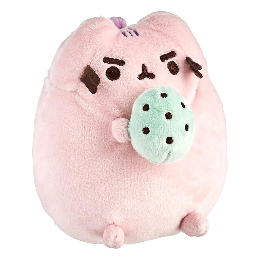 ガンド プシーン プシェノサウルス 卵を持って立っている 綿菓子 6インチ GUND Pusheenosaurus Standing with Egg, Cotton Candy, 6 in｜i-selection