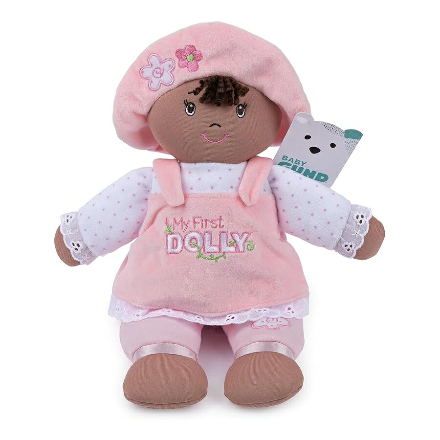 ガンド ベビー マイファースト ドリー 赤ちゃんと幼児用ぬいぐるみ ピンク/ホワイト 13インチ GUND Baby My First Dolly, Plush Doll for Babies and Toddlers, Pink/White, 13&rdquo;｜i-selection 8,612円
