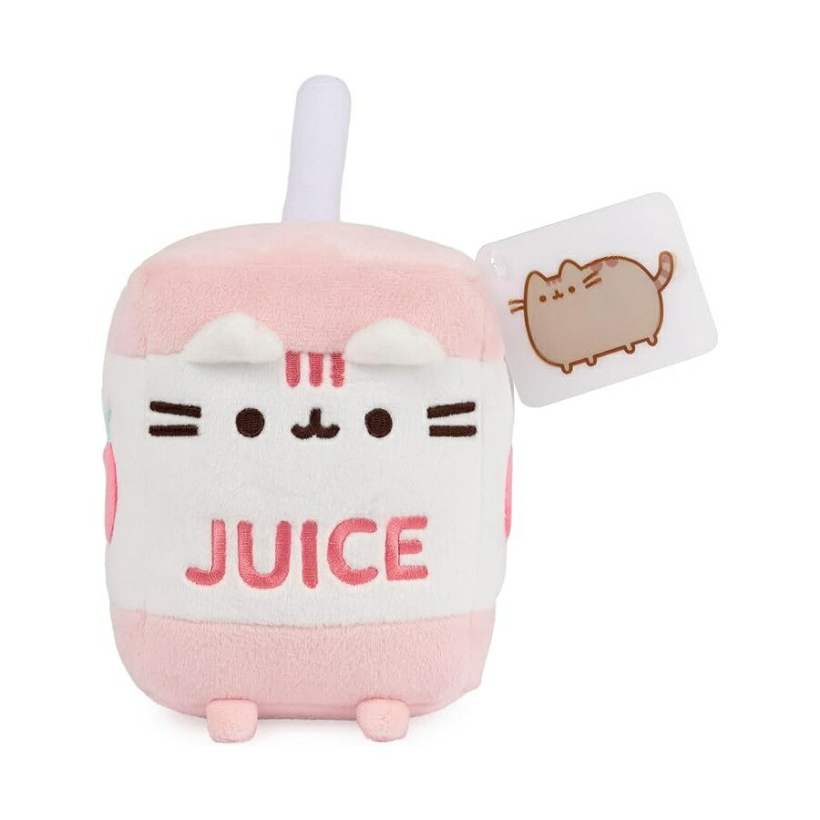 ガンド プシーン 清涼飲料水ボックス席 ぬいぐるみ 猫のぬいぐるみ 客体年歳 8歳以上 サクラ色/白いこと 6in GUND Pusheen Juice Box Plush Cat Stuffed Animal for Ages 8 and Up, Pink/White, 6”