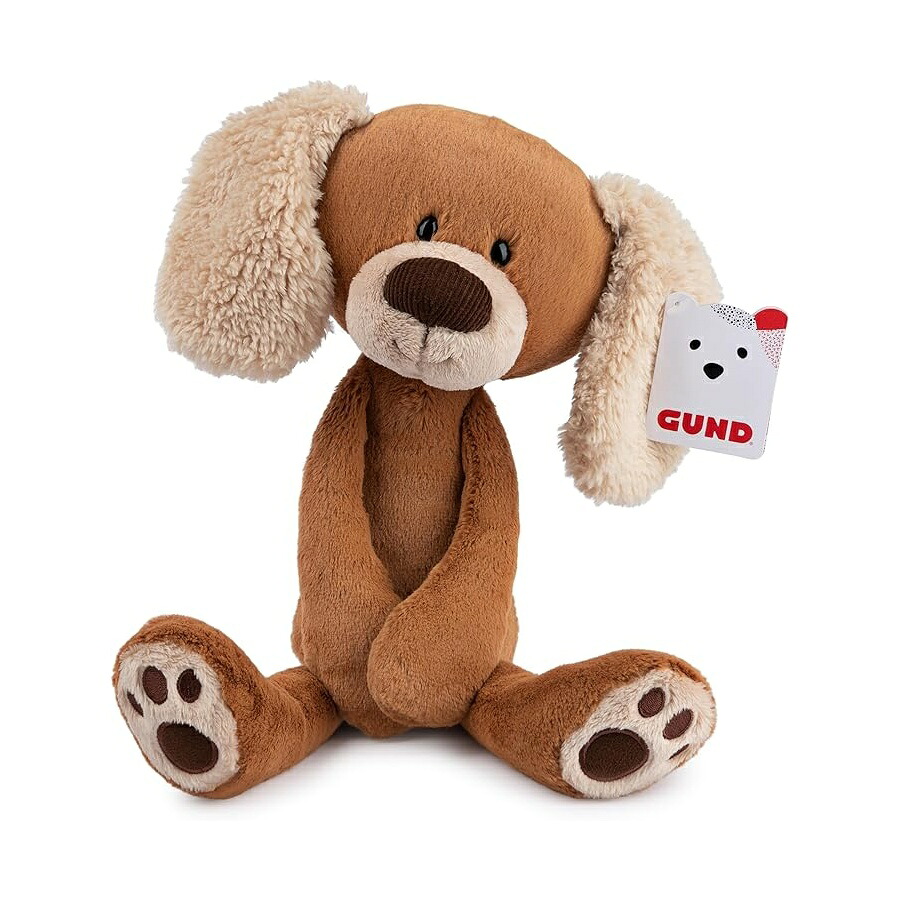 ガンド 子犬犬ぬいぐるみ 対象年齢 1 歳以上 ブラウン/クリーム 15 インチ GUND Take-Along Friends, Masi Puppy Dog Plush Stuffed Animal for Ages 1 and Up, Brown/Cream, 15"｜i-selection