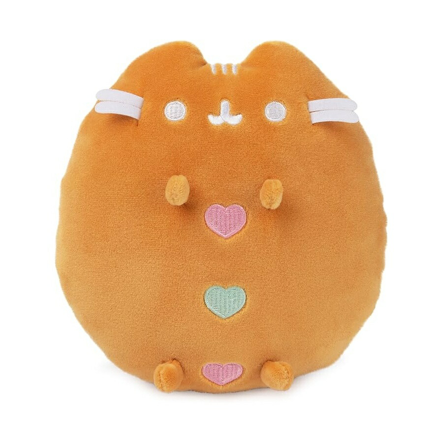 ガンド プシーン ジンジャーブレッド スクシーン ぬいぐるみ 客体年歯 8歳以上 赤銅色/白いこと 6in GUND Pusheen Gingerbread Squisheen, Stuffed Animal for Ages 8 and Up, Brown/White, 6”