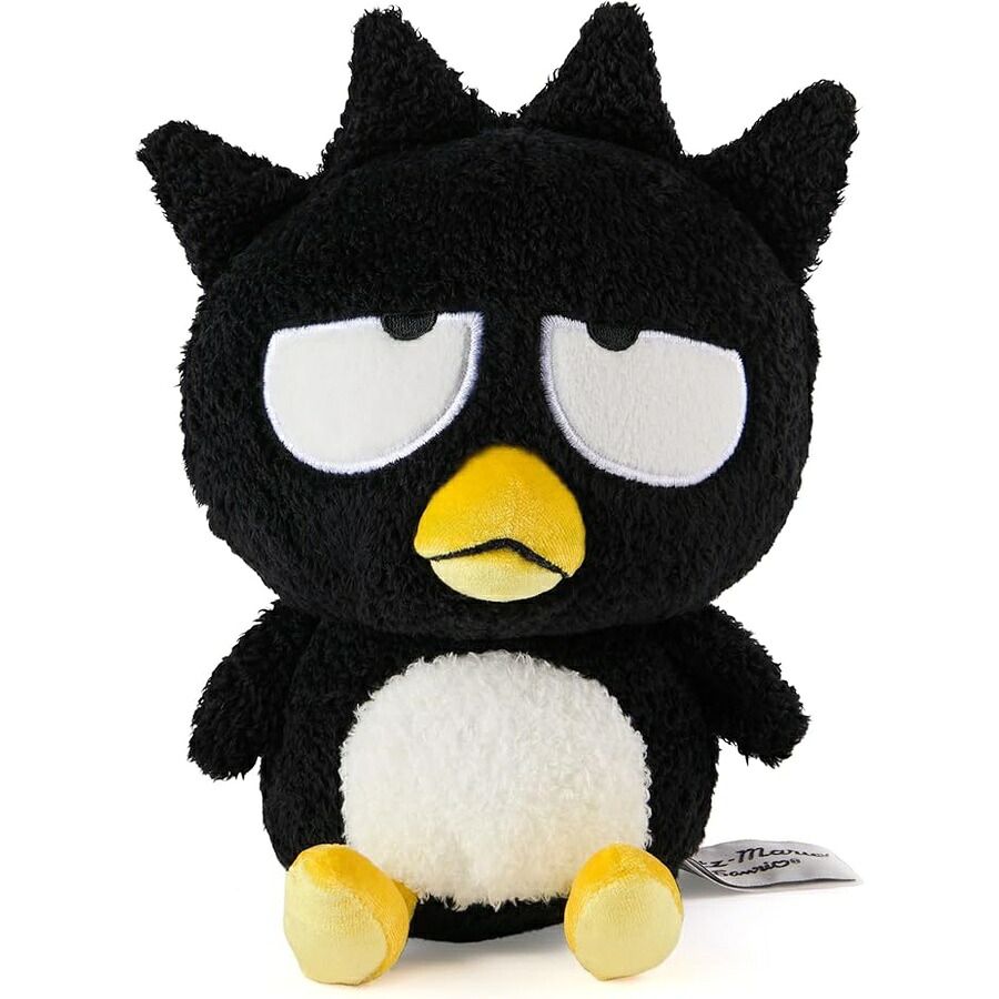 ガンド サンリオ バッドばつ丸 ぬいぐるみ 愛くるしいぬいぐるみ ペンギンのぬいぐるみ 客体年歯 1 歳以上 黒いこと 6 in GUND Sanrio Bad Badtz-Maru Plush, Kawaii Plushies, Penguin Stuffed Animal for Ages 1 and Up, Black, 6”