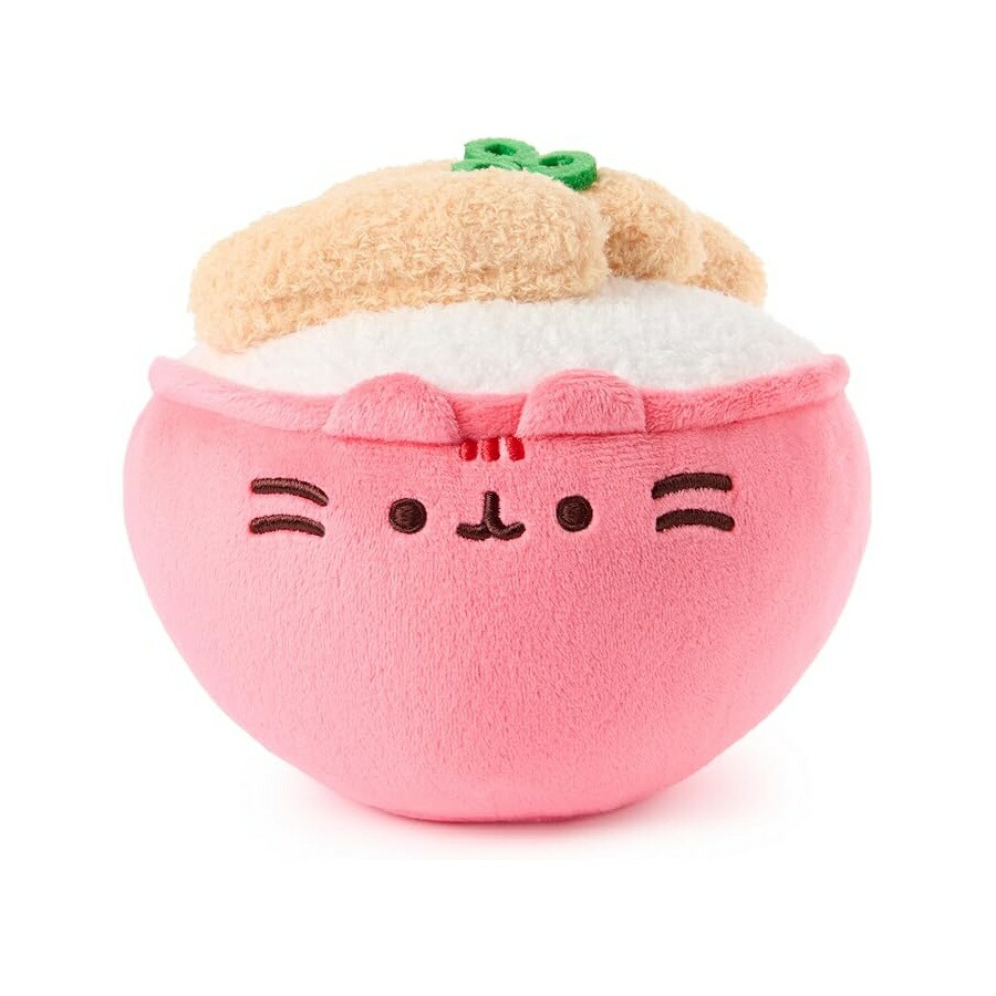 ガンド プシーン 弁当カツ丼ぬいぐるみ スクイーズ手あそび 収集家ぬいぐるみ 食物ぬいぐるみ 客体年歯 8 歳以上 さくら色 6 in GUND Pusheen Bento Katsu Rice Bowl Plush, Squishy Toy, Collectible Plush Toy, Food Plushies, Stuffed Animal for