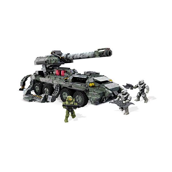 メガ立ちはだかる ヘイロー Mega Bloks DPJ94 Toy - Halo Wars 2 - UNSC Kodiak Siege Cannon 868 Piece Figure Playset