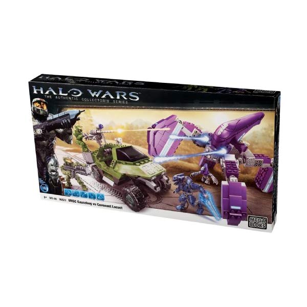 メガ立ちはだかる ヘイロー Mega Bloks Halo Wars UNSC Gausshog vs. Covenant Locust