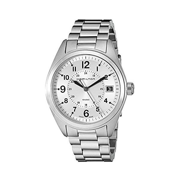 ハミルトン 腕時計 ウォッチ Hamilton H68551153 カーキ フィールド アナログ クォーツ メンズ 男性用 Hamilton Men's H68551153 Khaki Field Analog Display Swiss Quartz Silver Watch|i-selection