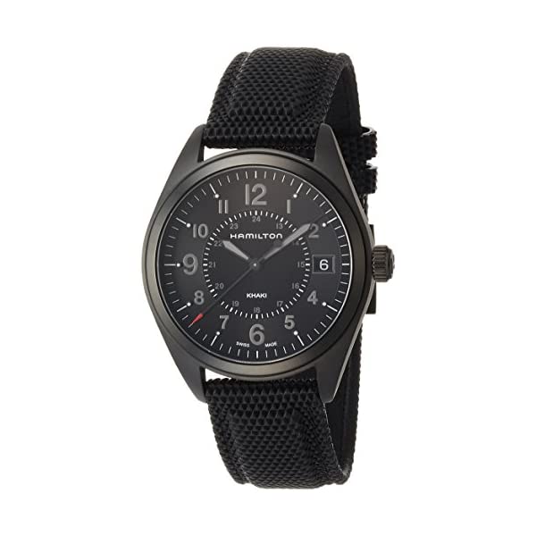 ハミルトン 腕時計 ウォッチ Hamilton H68401735 アナログ アナログ クォーツ メンズ 男性用 Hamilton Men's Analogue Quartz Watch with Textile Strap H68401735