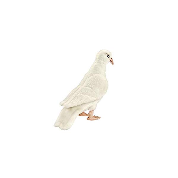 ハンサ ひな鳥 鳩 白いこと 白 ぬいぐるみ Hansa Dove Plush, White