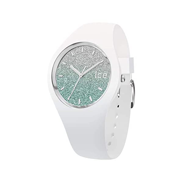 アイスウォッチ 腕時計 IceWatch レディース 女性用 Ice-Watch - ICE lo White Turquoise - Women's Wristwatch with Silicon Strap - 013426 (Small)｜i-selection