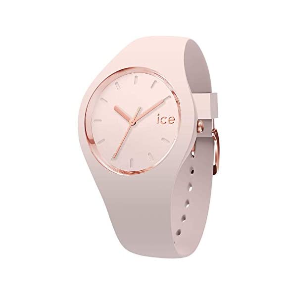 アイスウォッチ 腕時計 IceWatch レディース 女性用 Ice-Watch ICE GLAM COLOR Medium Light Pink Silicone Band Women's Watch 015334｜i-selection