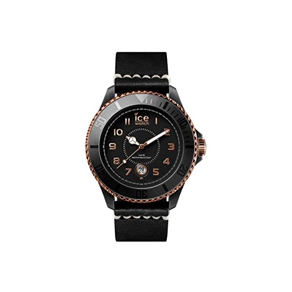 アイスウォッチ ウオッチ IceWatch ユニ一発やる 男女兼用 ICE-WATCH Unisex Analogue Quartz Watch with Leather Strap HE.BK.BZ.B.L.14