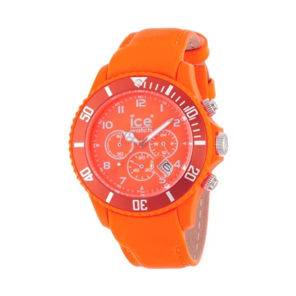 アイスウォッチ ウオッチ IceWatch Ice-Watch - Ice-Chrono Matte - Big 48 - Fluo Orange - Leather