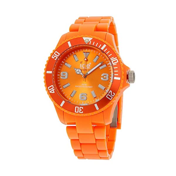 アイスウォッチ 腕時計 IceWatch メンズ 男性用 Ice Classic Solid Orange Dial Plastic Strap Men's Watch CSOEBP10｜i-selection