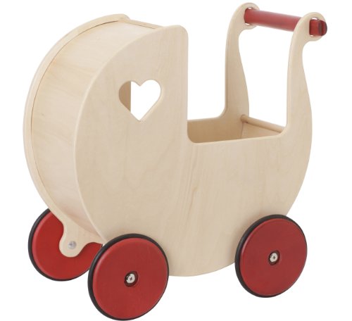 wooden dolls pram