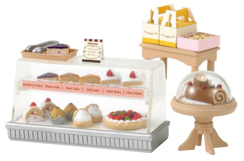 楽天市場 シルバニアファミリー 人形 ケーキ屋セット ミ 57 Epoch Sylvanian Families Sylvanian Family Doll Cake Set The Shop Mi 57 I Selection
