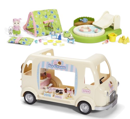 sylvanian families ice cream parlour