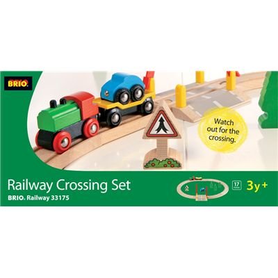 wooden train crossing