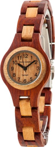 テンス 時計 レディース 腕時計 木製 Tense Wood Watch-Solid Rosewood Maple Round Bracelet Watch Ladies L7509RM