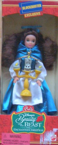 beauty and the beast enchanted christmas barbie