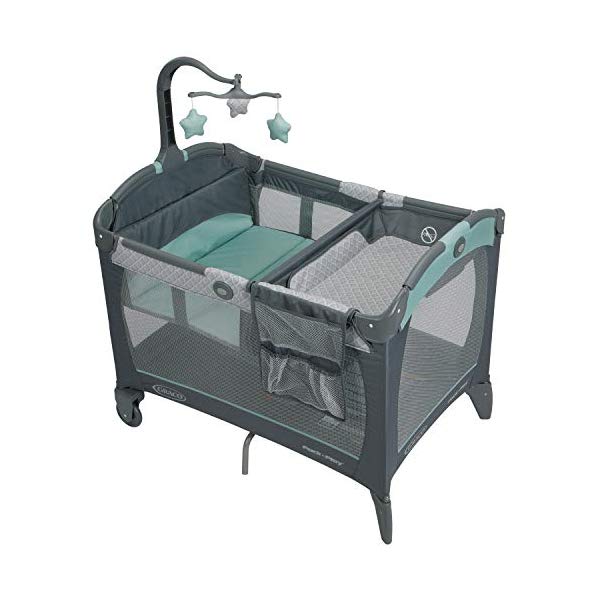 代引き人気 ベビーベッド N Change Play N Pack Graco アウトドア お出かけ ドライブ 収納 帰省 旅行 出産祝い おしゃれ 持ち運び便利 キャスター付き 折りたたみ ベビーサークル ベビーベッド キャリー チェンジ パッキンプレイ プレイヤード グレコ Carry Manor