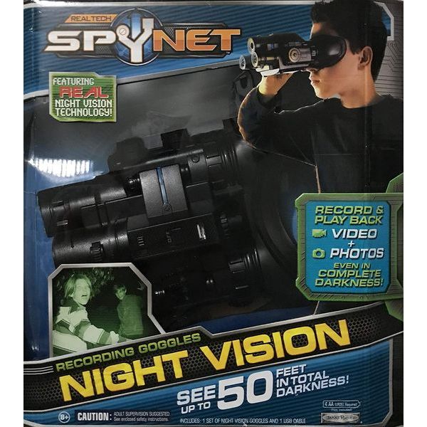【楽天市場】スパイネット ナイトビジョン Night Vision Recording Goggles with Real