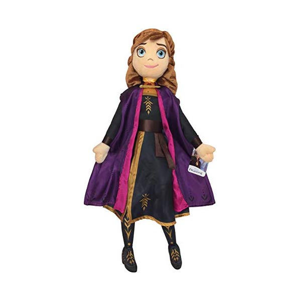 アナと雪の女王2 アナ ぬいぐるみ クッション ピロー まくら 抱き枕 グッズ おもちゃ Jay Franco Disney Frozen 2 Anna Plush Stuffed Pillow Buddy Super Soft Polyester Microfiber, 24 inch (Official Disney Product)｜i-selection