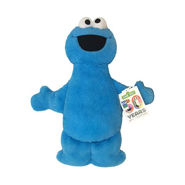 セサミストリート クッキーモンスター ぬいぐるみ クッション ピロー まくら 抱き枕 グッズ おもちゃ Jay Franco Sesame Street Plush Stuffed Cookie Monster Large Pillow Buddy Super Soft Polyester Microfiber, 22 inch (Official Sesame Street Product)|i-selection