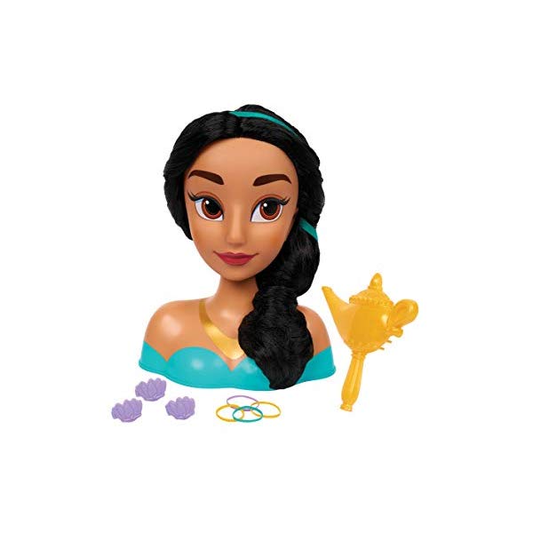 ディズニープリンセス ジャスミン アラジン スタイリングヘッド ヘアデザイン ヘアアレンジ 髪型 グッズ おもちゃ Disney Princess Jasmine Styling Head|i-selection