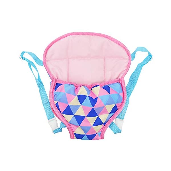 ベビードール 赤ちゃん人形 着せ替え おままごと XADP Baby Dollarrier Backpack Dollccessories Front and Back Carrier with Straps for 15 Inch to 18 Inch Dolls,Multicolor