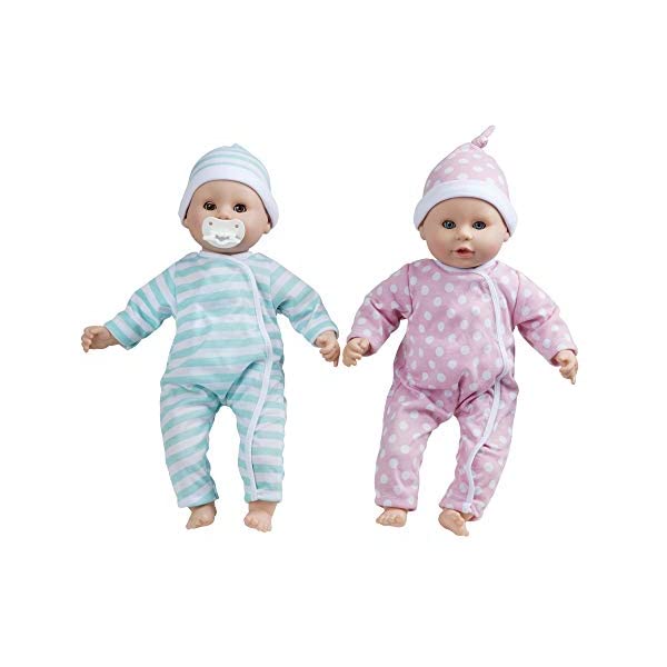 ベビードール 赤ちゃん人形 着せ替え おままごと Melissa & Doug Luke & Lucy Twin 15\