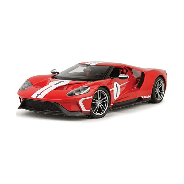 フォードGT マイスト モデルカー ダイキャスト 模型 ミニカー グッズ 納車祝い プレゼント インテリア スーパーカー 2017 Ford GT #1 Red Heritage Special Edition 1/18 Diecast Model Car by Maisto 31384