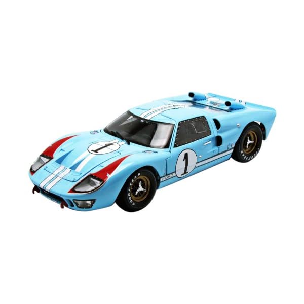 フォード モデルカー ダイキャスト 模型 ミニカー グッズ 納車祝い プレゼント インテリア スーパーカー 1966 Ford GT-40 MK 2 Blue #1 1/18 by Shelby Collectibles SC411
