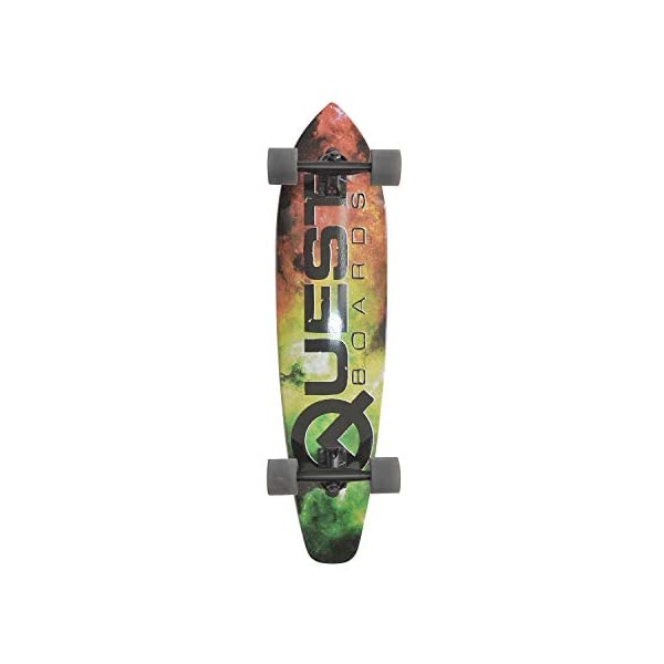 クエスト スケートボード スケボー ロングボード 36インチ 送料無料 直輸入 海外モデル Quest Skateboards Spaced 36" Longboard｜i-selection