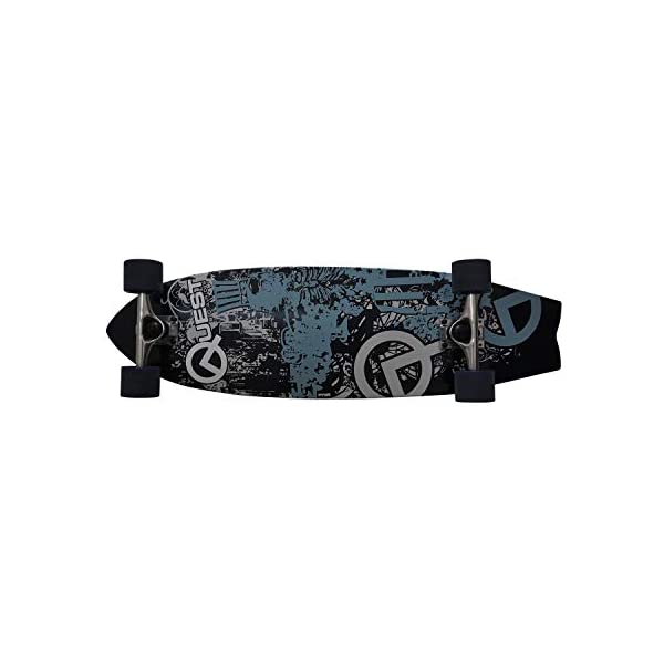 クエスト スケートボード スケボー クルーザーボード 33インチ 送料無料 直輸入 海外モデル Quest Skateboards Skull City 33\