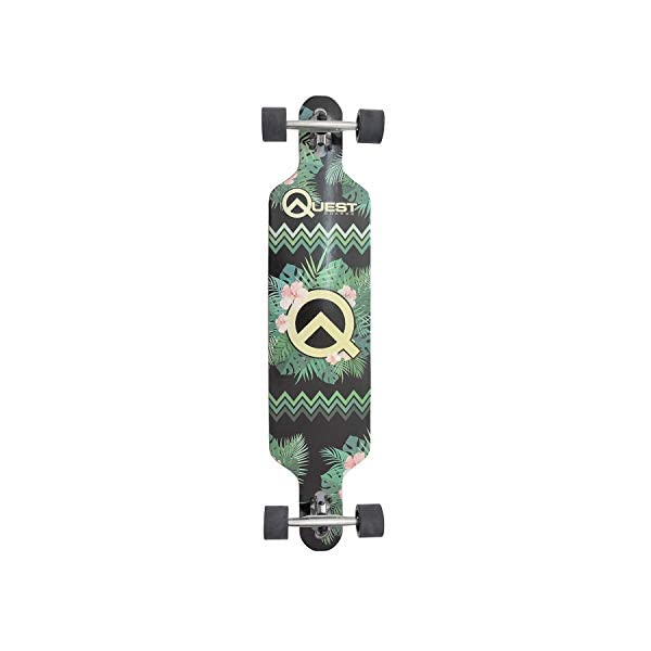 クエスト スケートボード スケボー ロングボード 41インチ 送料無料 直輸入 海外モデル Quest Skateboards Safari 41" Longboard|i-selection