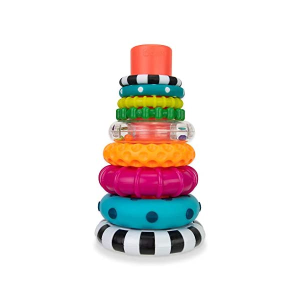 知育翫弄物 リング 丸型 9平穏一式 はで Sassy Stacks Of Circles Stacking Ring Stem Learning Toy 9 Piece Set Age 6 Months 知育玩具 リング サークル 9ピースセット カラフル Giroveloce It