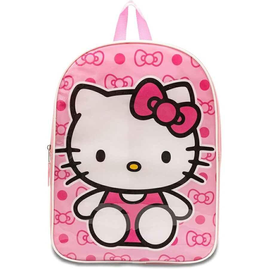 ハローキティ グッズ バックパック リュック バッグ プレゼント ギフト キッズ 幼児 女の子 子供 15インチ Fast Forward Hello Kitty Toddler Girl Backpack for｜i-selection