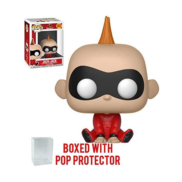 インクレディブル・ファミリー グッズ ミスターインクレディブル ジャック ジャック フィギュア 人形 おもちゃ Funko Pop! Disney Pixar: Incredibles 2 - Jack Jack Vinyl Figure (Bundled with Pop Box Protector Case)｜i-selection