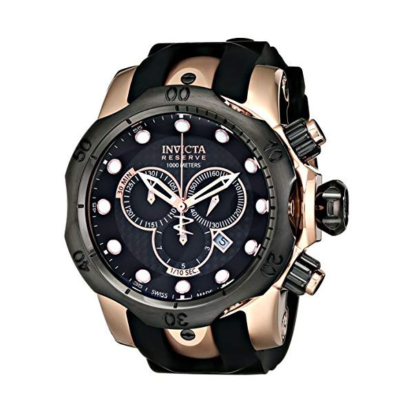 インビクタ ウォッチ INVICTA インヴィクタ 時辰儀 取っておく ベノム  Invicta Men\u0027s 0361 Reserve Collection Venom Chronograph 18k Rose Gold-Plated Stainless Steel Watch