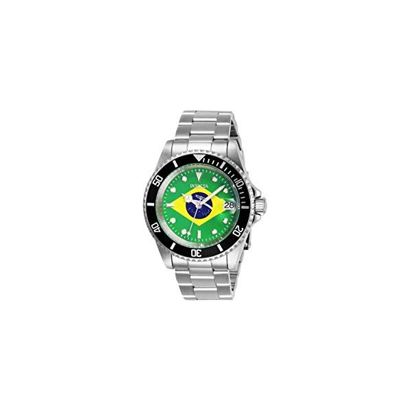 インビクタ 腕時計 INVICTA インヴィクタ 時計 プロダイバー ブラジル Invicta Pro Diver Limited World Soccer Brazil Edition Automatic Mens Watch 28699｜i-selection