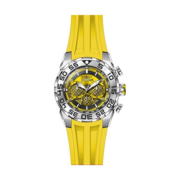 インビクタ 腕時計 INVICTA インヴィクタ 時計 スピードウェイ Invicta Men's 26298 Speedway Quartz Multifunction Yellow, Black Dial Watch