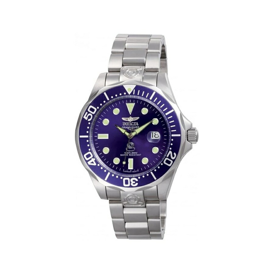 インヴィクタ メンズ INVICTA-3045 労働者階級ダイバー 寄せあわせ 競技場 ダイバー ステンレス鋼スチール写真 自動小銃一巻き時辰儀 繋がり 腕輪付き添い人 Invicta Men\u0027s INVICTA-3045 Pro-Diver Collection Grand Diver Stainless Steel Automatic Watch with Link Bracelet
