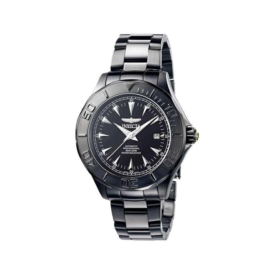 インヴィクタ メンズ シグネチャー 自動巻き時計 ブラック 7114 Invicta Men's Signature Automatic Watch, Black, 7114｜i-selection