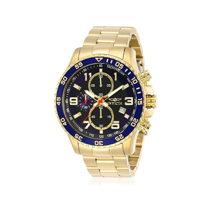 インヴィクタ メンズ スペシャルティ クロノグラフ テクスチャード ダイヤル ステンレススチール ウォッチ Invicta Men's Specialty Chronograph Textured Dial Stainless Steel Watch｜i-selection