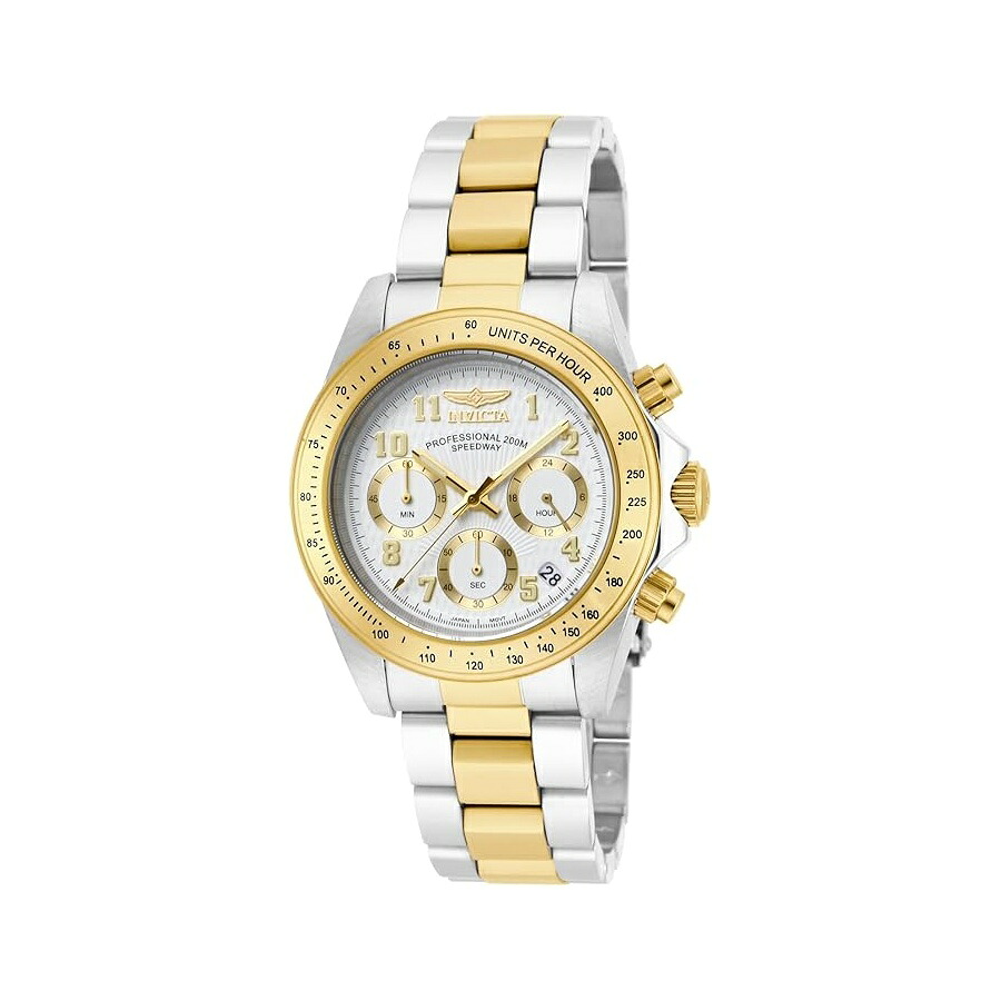 インヴィクタ スピードウェイ ステンレス鋼スチール写真 メンズ 水晶時辰儀 39粍 Invicta Speedway Stainless Steel Men\u0027s Quartz Watch 39粍