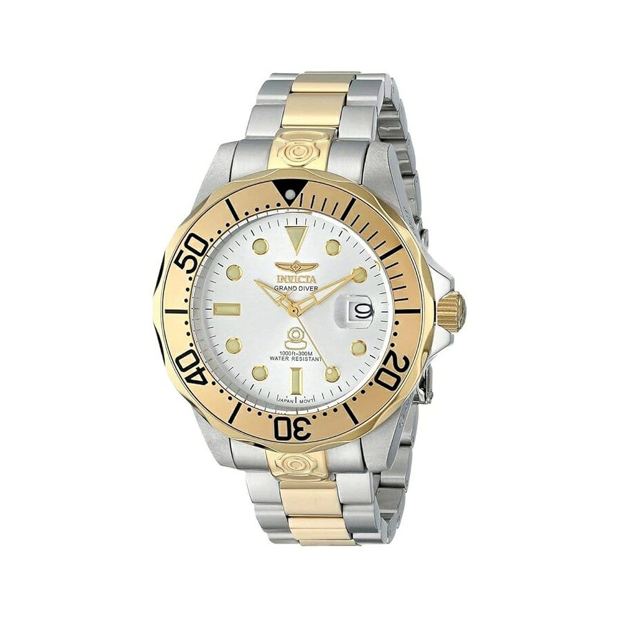 インヴィクタ 地びた ダイバー オートマティック ツートーン メンズウオッチ 3050 Invicta Grand Diver Automatic Two-Tone Mens Watch 3050