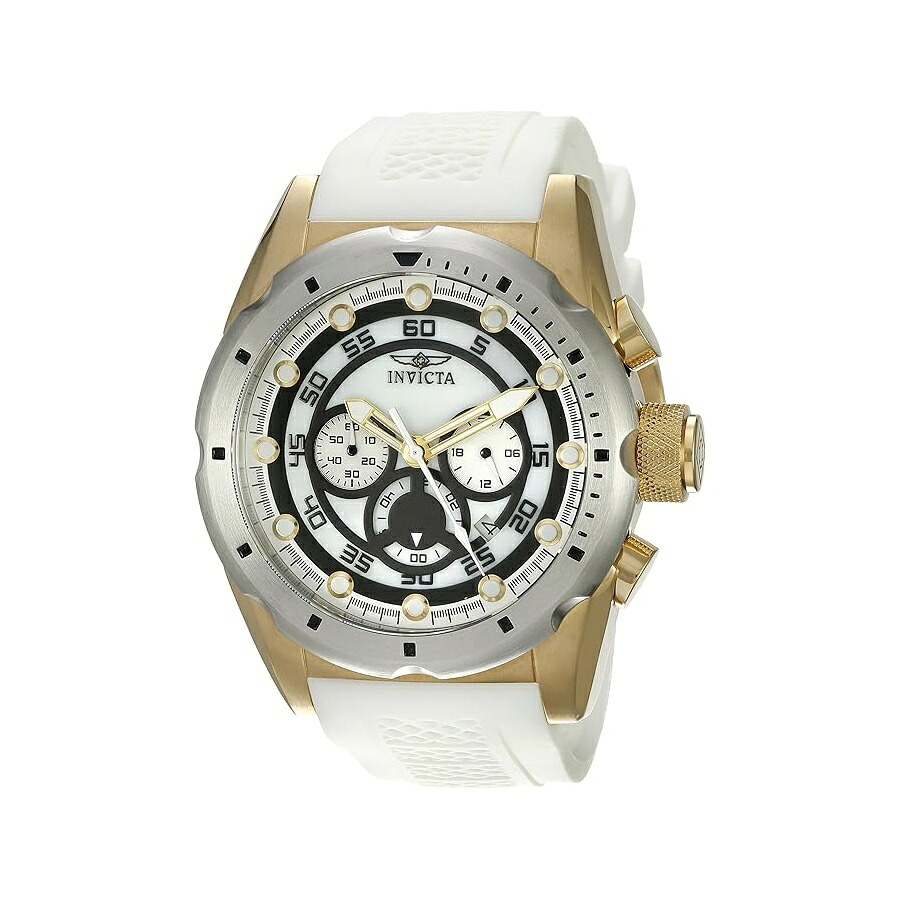 インヴィクタ メンズ 20308SYB スピードウェイ アナログ表示 クォーツ ホワイト 腕時計 Invicta Men's 20308SYB Speedway Analog Display Quartz White Watch|i-selection
