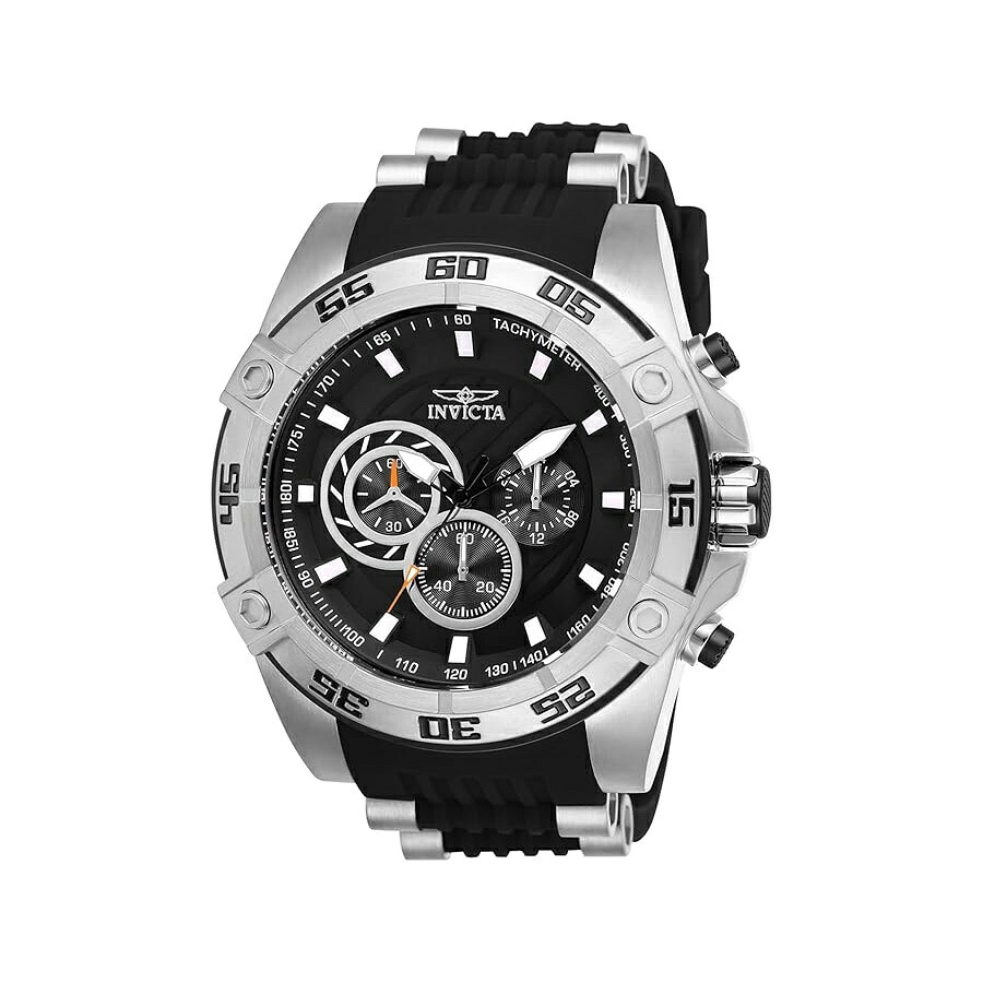 インヴィクタ メンズ 25505 スピードウェイ アナログ 見せびらかす 石英 黒いこと 御覧になる Invicta Men\u0027s 25505 Speedway Analog Display Quartz Black Watch