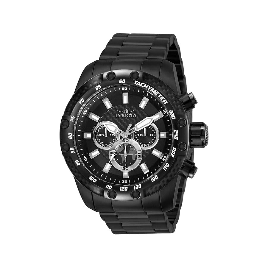 インヴィクタ メンズ 28660 スピードウェイ アナログ 見せびらかす 石英 黒いこと 御覧になる Invicta Men\u0027s 28660 Speedway Analog Display Quartz Black Watch